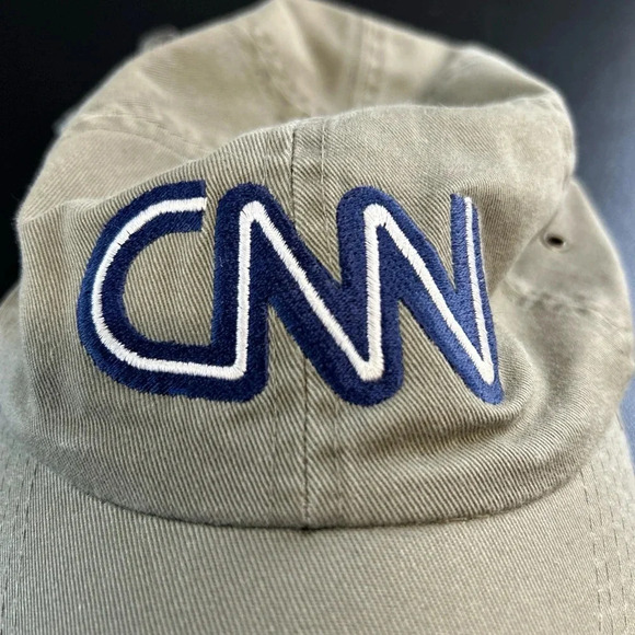 CNN Network Unbranded Baseball Cap Hat Green One‎ Size Fits Most Cotton - Picture 2 of 9
